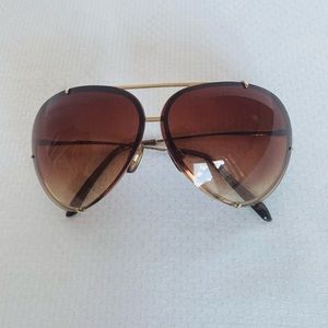 Vintage Brown & Gold Sunglasses